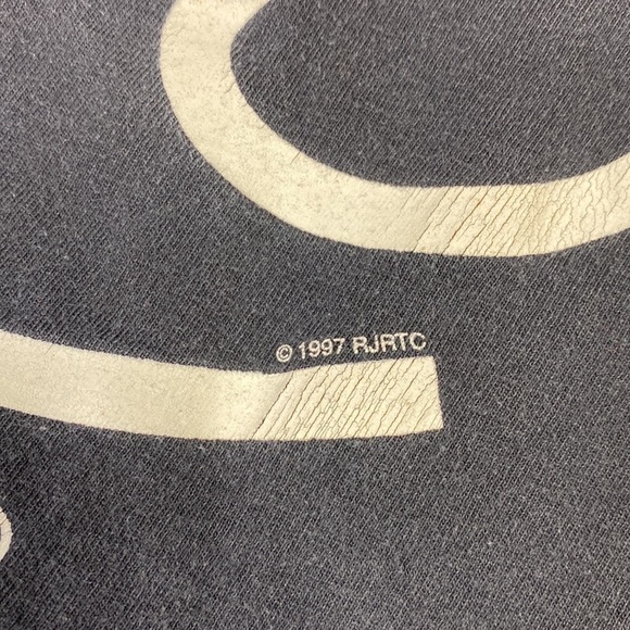 Vintage Camel Cigarette Where It's @ Black Single Stitch Tshirt 1997 XL Miro - Picture 5 of 7